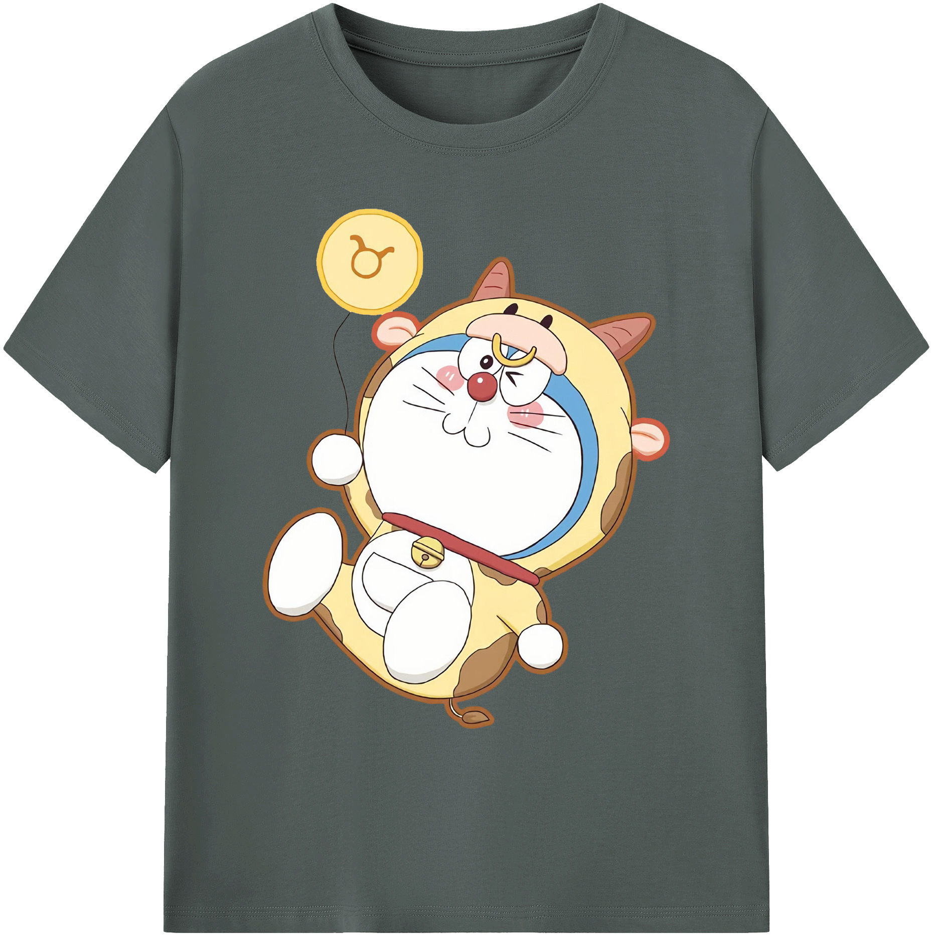 （画像用） ドラえもん Doraemon 綿100％ メンズ半袖Tシャツ｜肌触りやわらか＆通気性